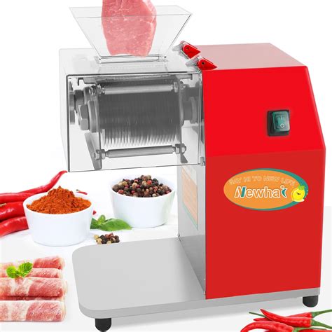 Snapklik.com : 850W Meat Cutter Machine, Commercial Meat Cutting