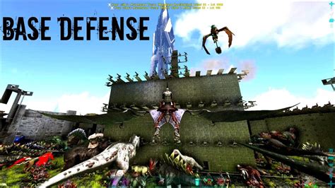 Spiral Base Defense Official Pvp E29 Ark Survival Gameplay Youtube