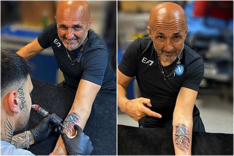 Un tatuaggio legherà Spalletti e il Napoli per sempre non c è solo lo