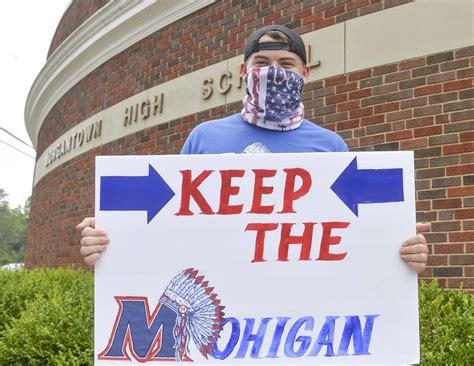 Mohigan mascot rally at Morgantown High - Dominion Post