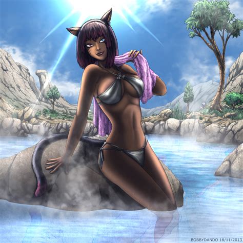 Ayane At The Hot Spring By Bobbydando Hentai Foundry