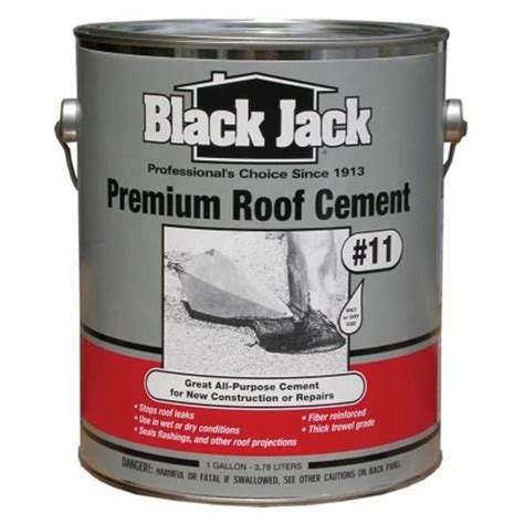 1 Gal Gardner Gibson 6230 Black Black Jack All Weather Roof Cement