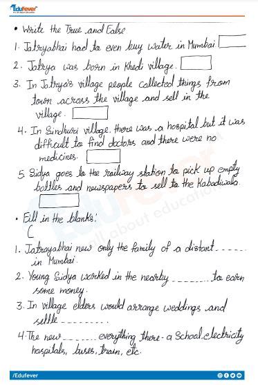 Cbse Class 5 Evs No Place For Us Worksheet With Solutions