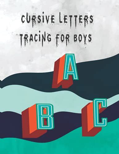 Cursive Letter Writing For Boys Handwriting Practice Book For Kids