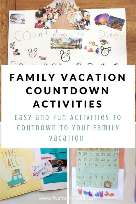 Fun And Easy Vacation Countdown Ideas With Kids Five For The Road