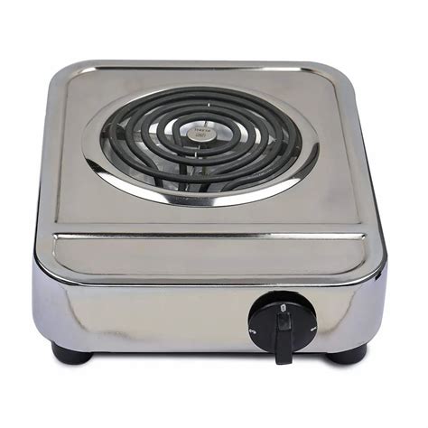 Electric Hot Plate Stainless Steel Chrome Finish Electric G Coil Hot