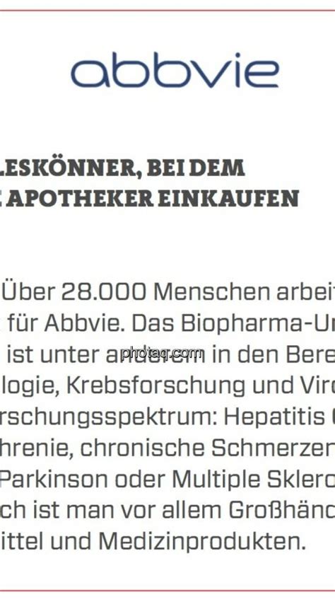 Abbvie Der Allesk Nner Bei Dem Unsere Apotheker Einkaufen Ber