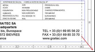 Exemple Cartouche Plan Architecte