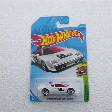 Hot Wheels Lamborghini Countach Pace Car Shopee Malaysia