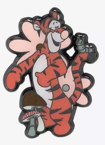 73856 Tigger Hot Topic Winnie The Pooh Flower Mushroom Blind Box Loungefly Disney Pin
