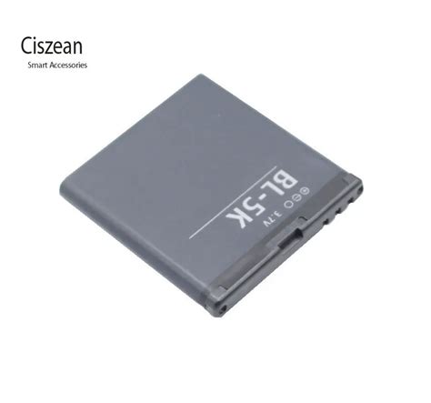 Ciszean 10pcs Lot 1200mAh BL 5K Replacement Battery For Nokia N85 N86