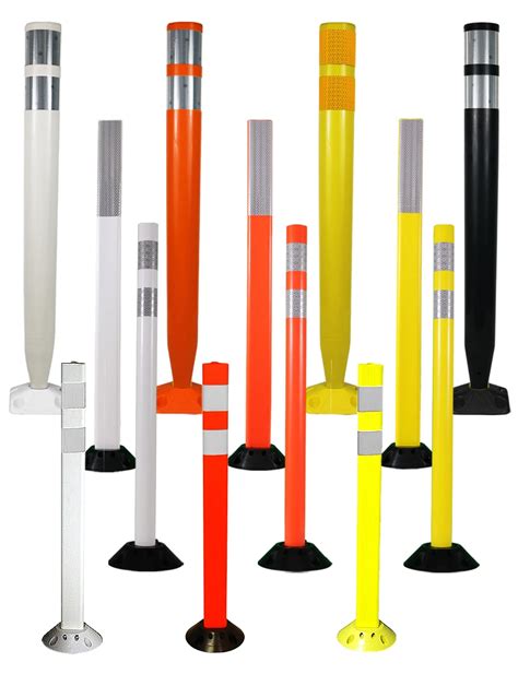 Reflective Traffic Markers Reboundable Posts Traffic Safety Store