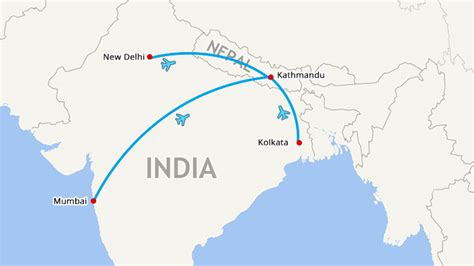 Bangalore To Nepal Route Map Callie Veronike