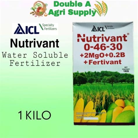 Nutrivant 0 46 30 Foliar Fertilizer 1 Kilo Lazada PH