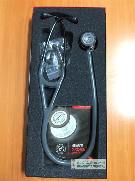 หูฟัง 3m Littmann Cardiology Iv Gray หัวสีควันบุหรี่ 6238
