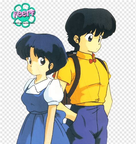 Ranma Ryu Kumon Akane Tendo Anime Anime Pelo Negro Manga Amistad