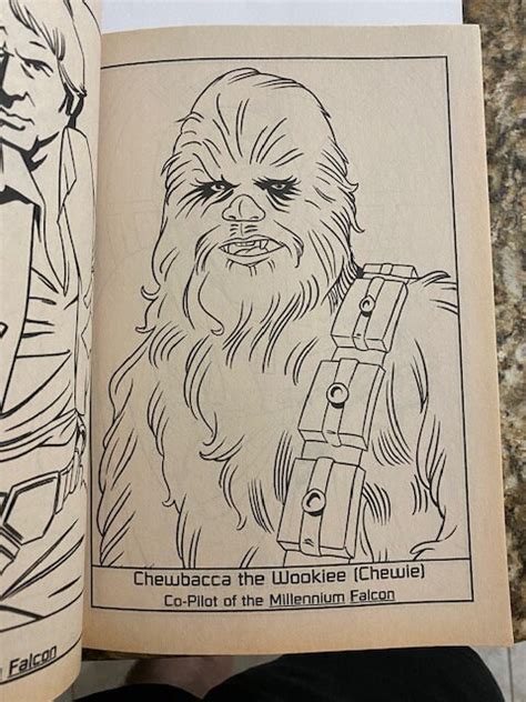 Star Wars Heros And Villains Coloring Book 1997 Etsy