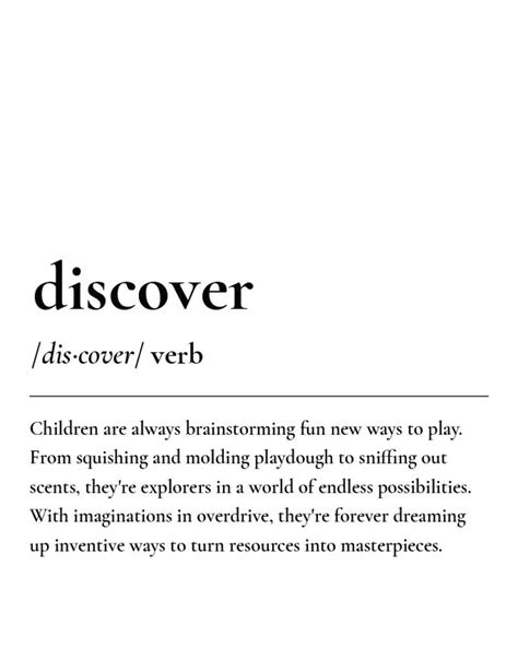 Discover Definition Print | Discover Wall Art | Definition Print ...