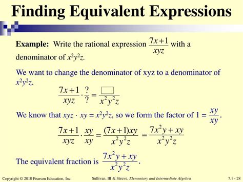 PPT Chapter 7 Rational Expressions And Equations PowerPoint