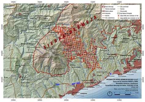 Incendio Forestal En Sierra Bermeja Estimaci N Del Acaire