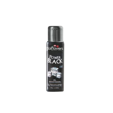 Aromatizante Bucal Power Black Ice Gel para Oral Hot Flowers Kapitú Sex Shop Catanduva