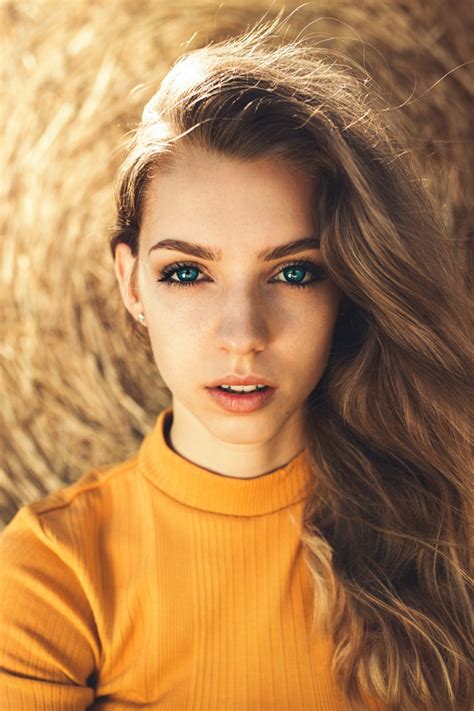 Скачать обои Girl long hair photo blue eyes model lips face blonde раздел девушки в
