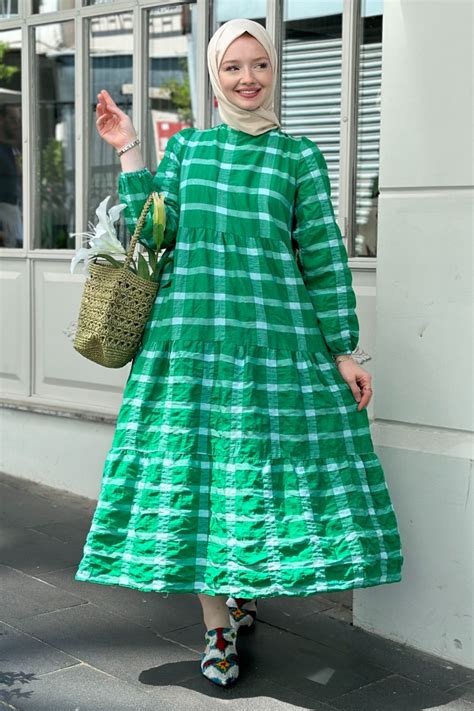 Aselya Green Dress - Gizce.com