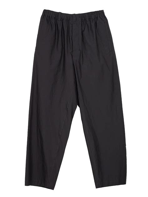 Lemaire Relaxed Pants Black Opia