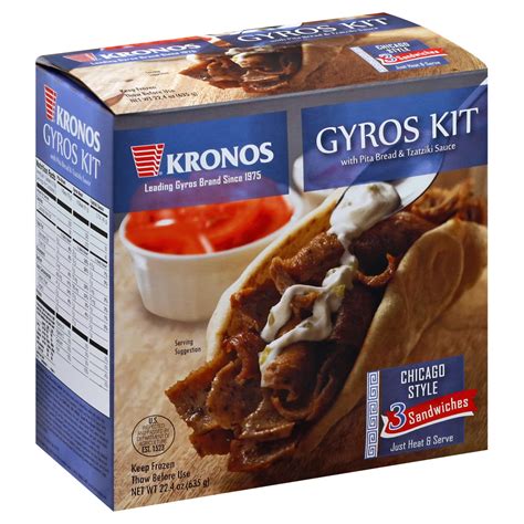 Kronos Gyros Kit Shop Sandwiches At H E B