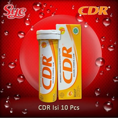 Jual Cdr Suplemen Kalsium Rasa Jeruk Isi 10 Pcs Vitamin C Cdr 10