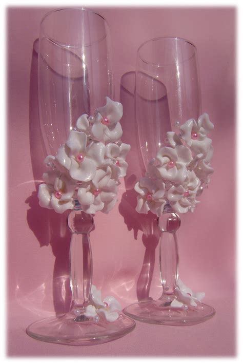 Hand fantasy Ирины Гаращенко: Свадебные бокалы и свечи