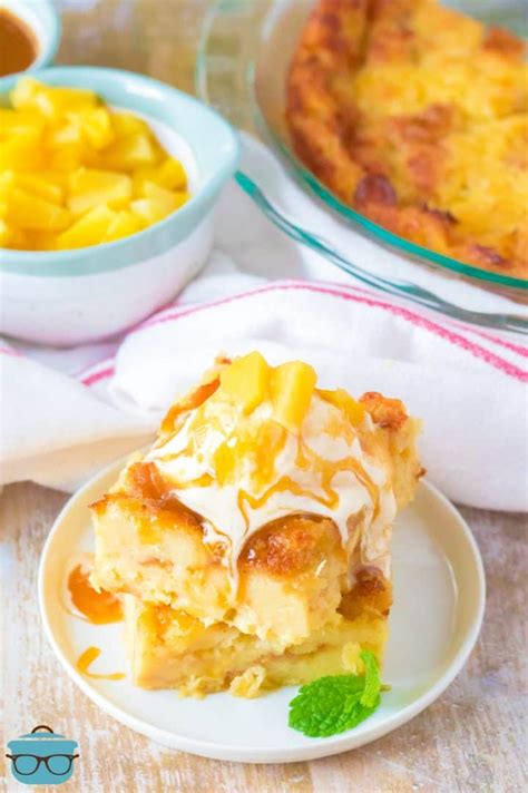 Pineapple Bread Pudding - The Country Cook