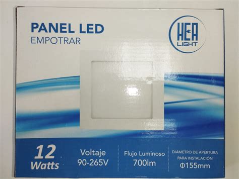 Panel Led Cuadrado Para Empotrar W V K Hea Light Ox Tools