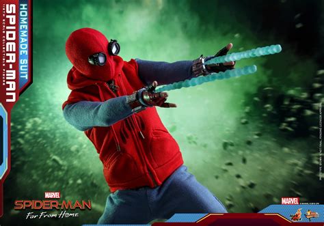Hot Toys Relan A Homem Aranha Uniforme Caseiro Que Vem Drone Do Filme Longe De Casa