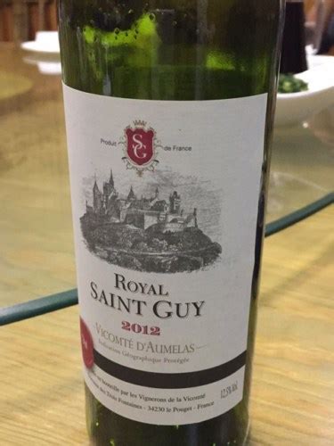 Les Vignerons De La Vicomt Royal Saint Guy Vivino Us