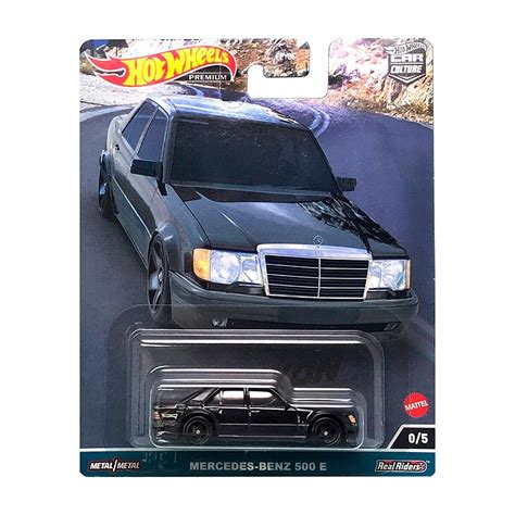 Miniatura Hot Wheels Premium 1 64 Mercedes Benz 500E CHASE Counting Minis