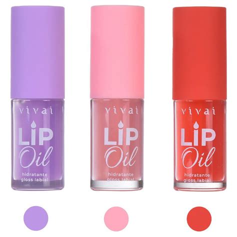 Lip Oil HIdrante Labial Vivai 3093 Kit C 3 Unid Distribuidora