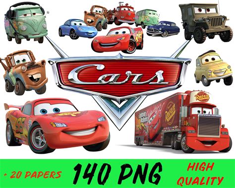Lightning Mcqueen Disney Cars Png Background Image Disney Cars Wall