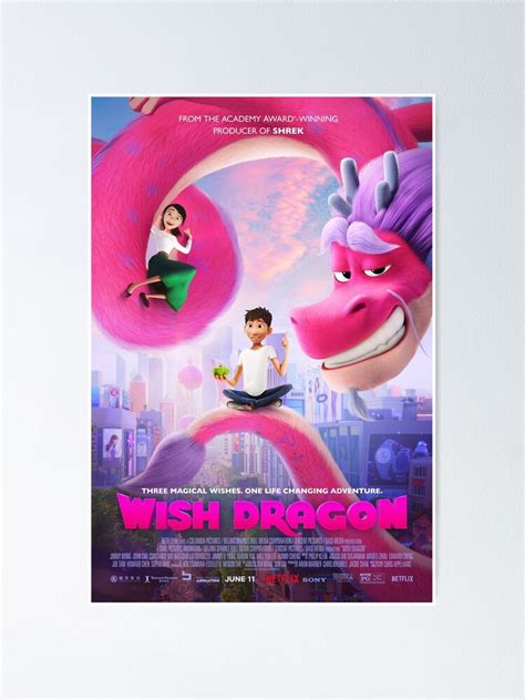 "Wish Dragon (2021)" Poster for Sale by RobertBretz | Redbubble