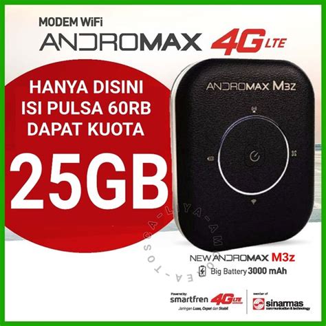 Jual HARGA HEMAT Modem WiFi MiFi Smartfren Andromax M3Z 4G LTE KUOTA