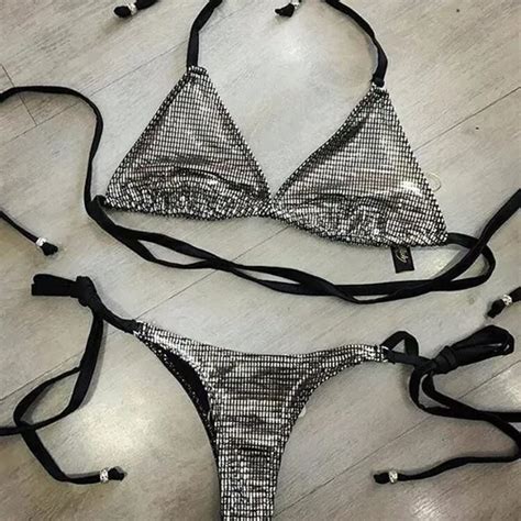 Traje De Ba O Bikini Dos Piezasa Medida Sexi Bikini De Playa Meses Sin Inter S