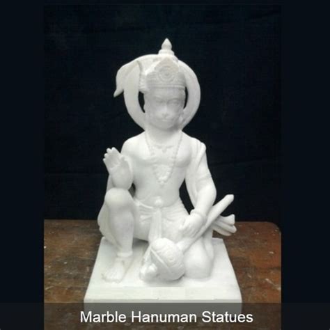 Easy To Clean White Marble Hanuman Statue At Best Price In Jaipur