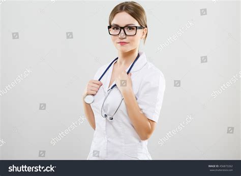 Cute Nurse Brown Hair Nude Make Stock Photo Shutterstock