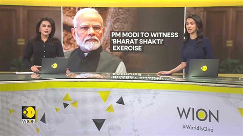 India Pm Narendra Modi To Witness Bharat Shakti Exercise