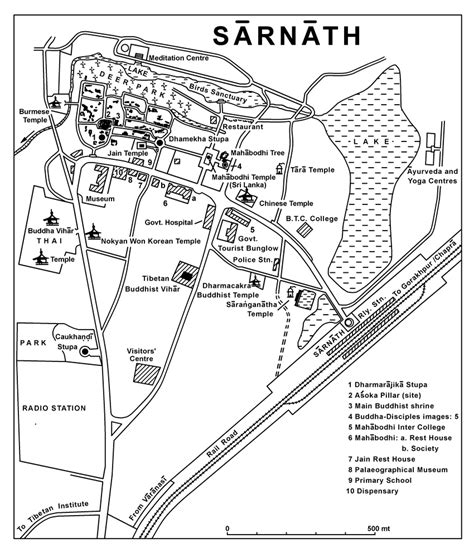 Sarnath India Map