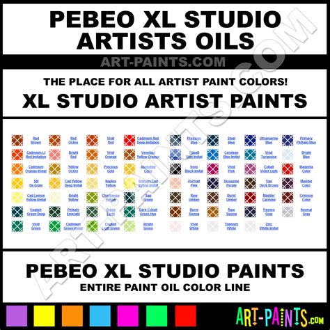 Pebeo Oil Paint Color Chart Ponasa