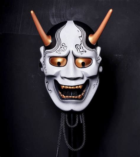 Japanese Traditional plaster Noh Mask Collection handmade Hannya ...