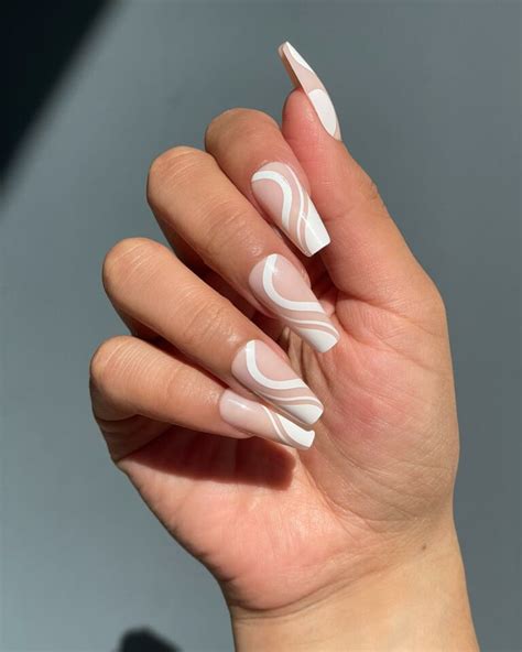 Latest Nude And White Nail Designs To Try In