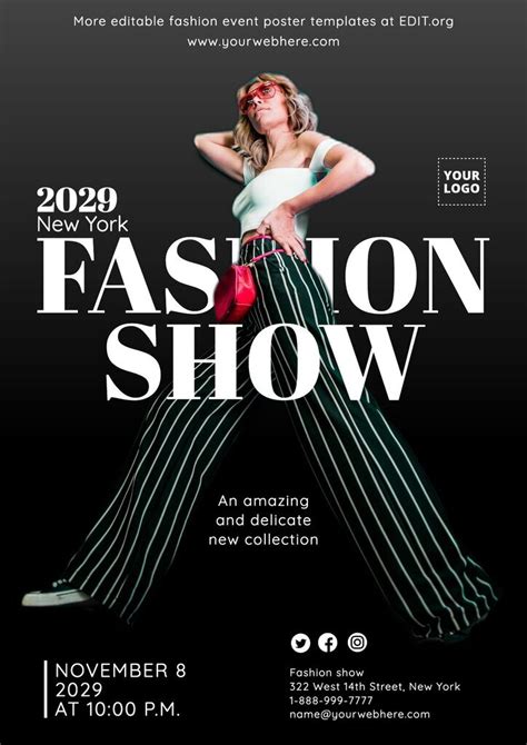 Create A Free Fashion Show Poster