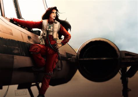 Asami Dameron X Wing Pilot X Post From Rthelastairbender Rstarwars